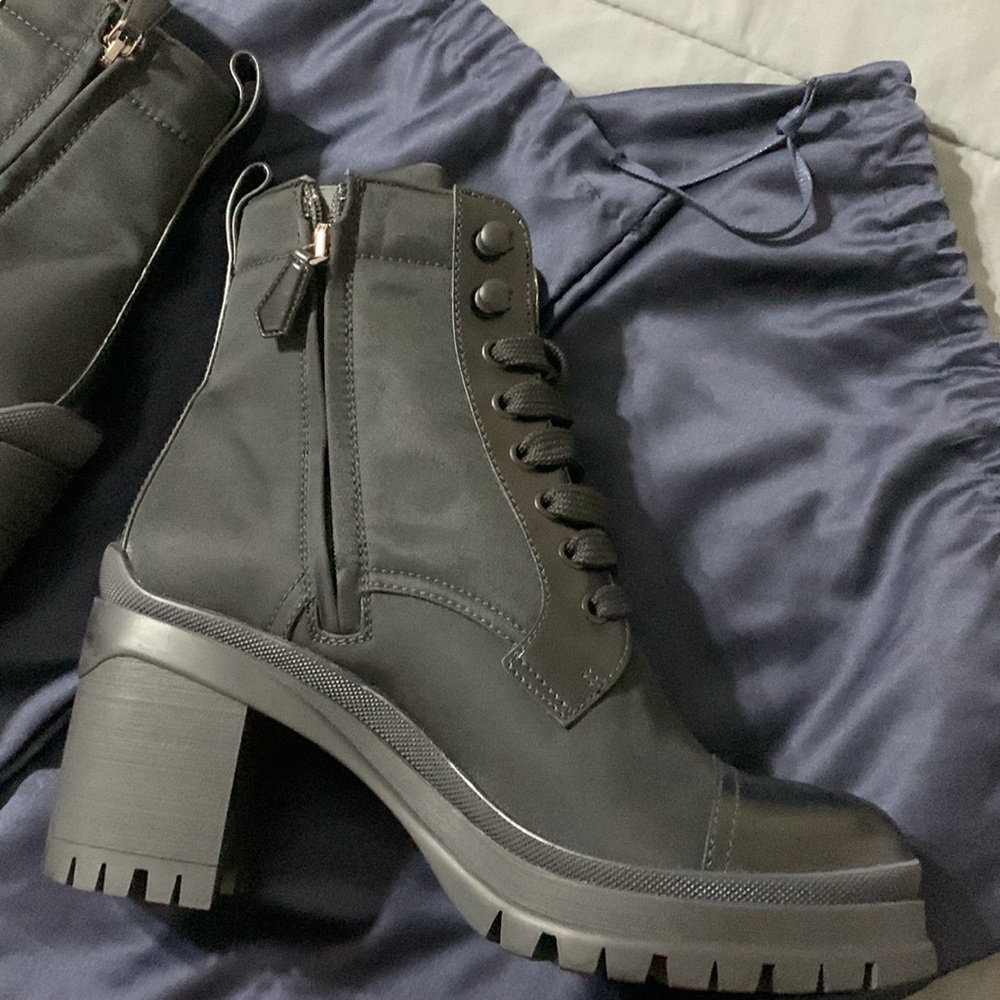 **BRAND NEW**PRADA Re-Nylon Combat Booties - Picture 6 of 8